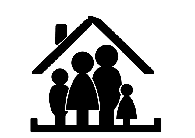 family in house